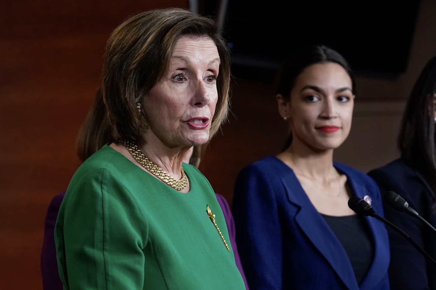 Nancy pelosi and aoc