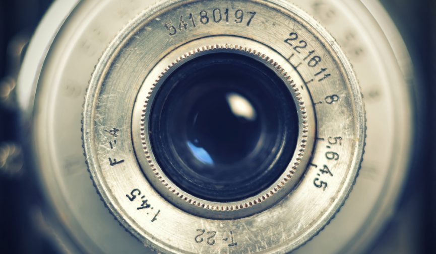 vintage camera lens