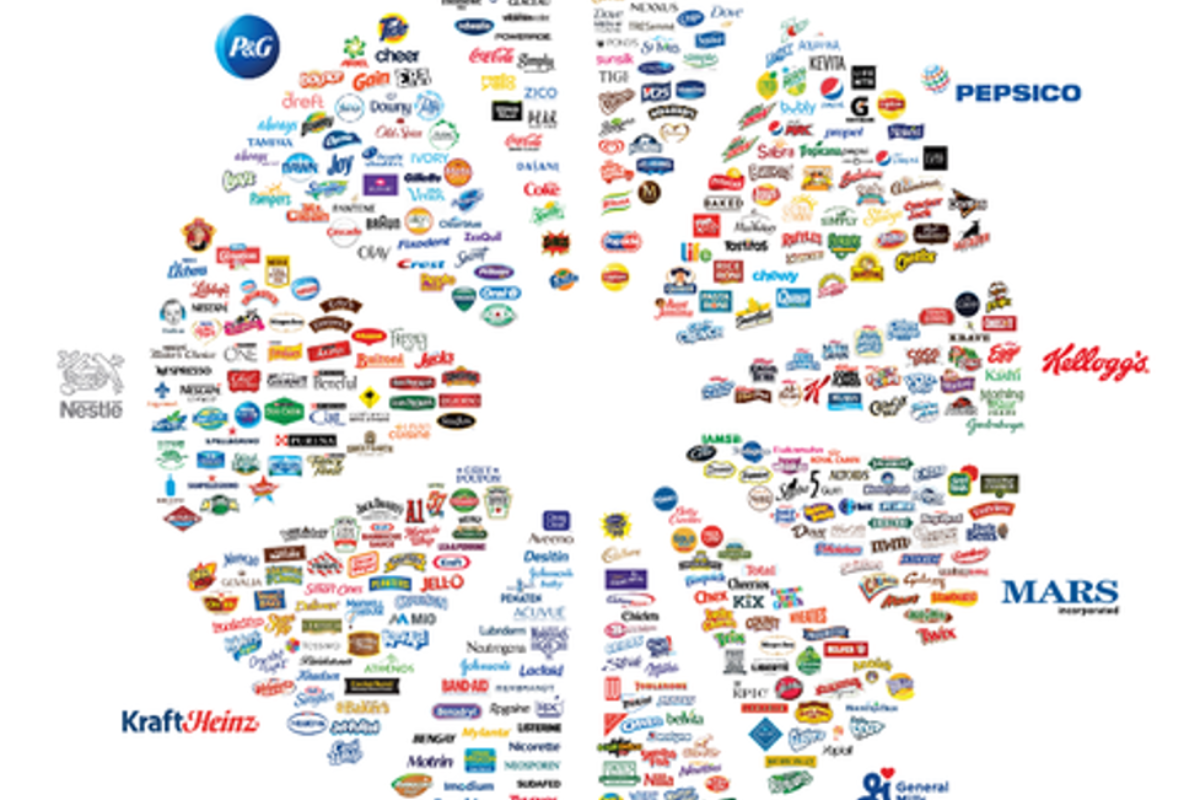 Everything Owned by Nestlé